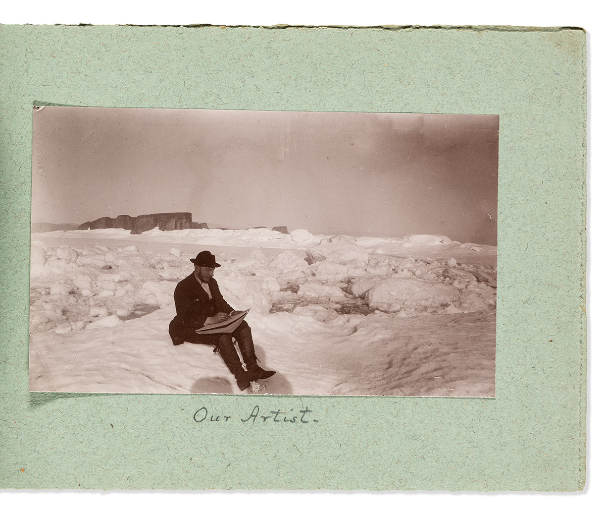 (ARCTIC.) Arthur M. Dodge. Album compiled by the photographer of Pearys sixth Greenland expedition.